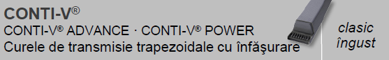 CONTI-V® Curea de transmisie trapezoidală cu înfăşurare